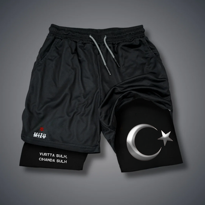 Turkiye Performance shorts - Silver