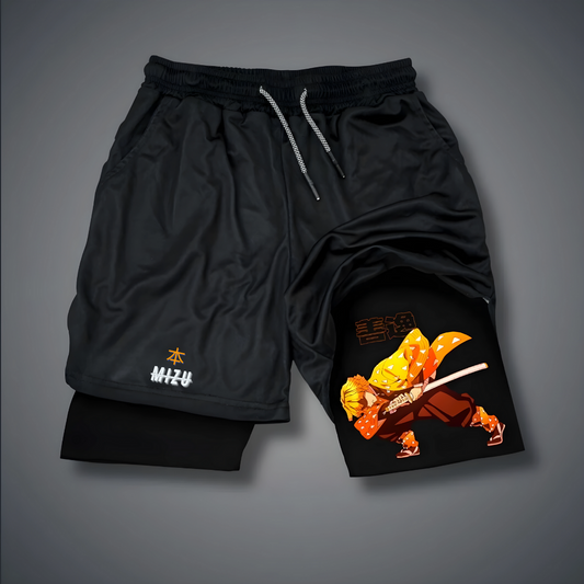 Demon Slayer Zenitsu Performance Shorts