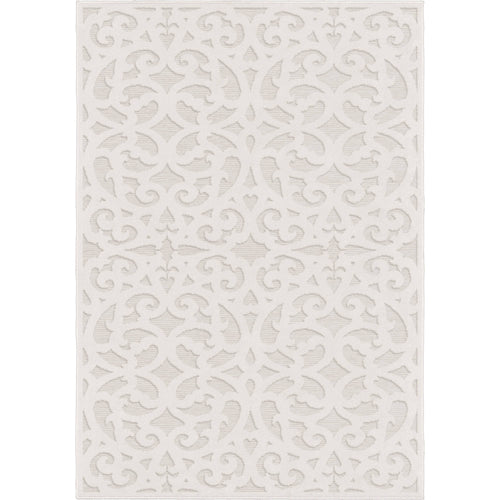 Joaquin Natural/ Ivory Flatweave Area Rug - 7'9 x 10'10