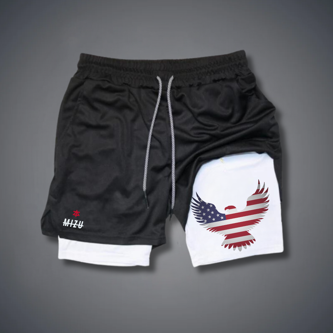 USA Eagle Performance Shorts