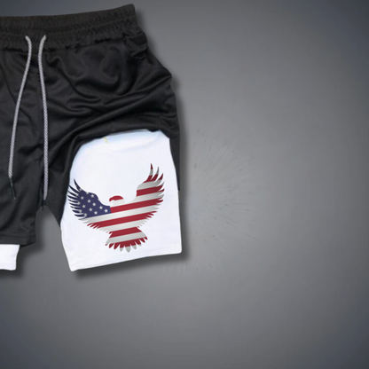 USA Eagle Performance Shorts