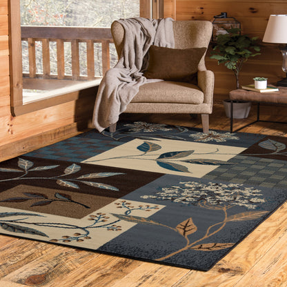 United Weavers Brunswick Tamara Contemporary Nature Runner Rug, Light Blue, 1'11" x 7'4"