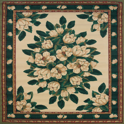 United Weavers Brunswick Eloise Traditional Floral Accent Rug, Cream, 1'10" x 3'